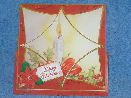 Single Candle 3D Star Card Mini Kit by Susan Smith