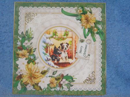 8x8 Vintage Westie Christmas Mini Kit by Susan Smith