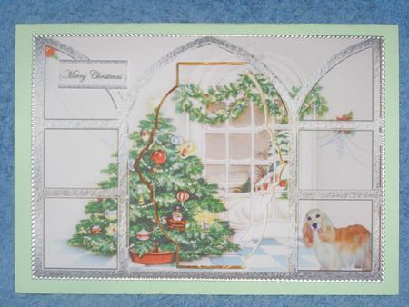 The Christmas Tree in My Room, View Through the Room by Susan Smith