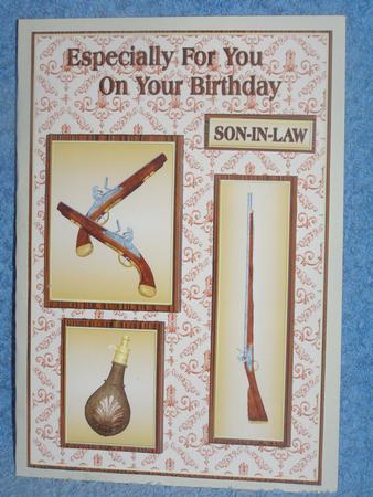 Old Guns Male Birthday by Susan Smith