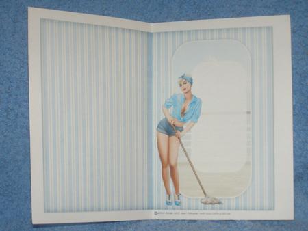 1950's Pin Up Girl Alice May (light Blue) Insert by Susan Smith