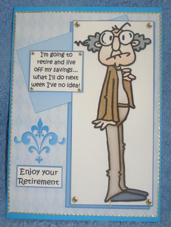 Gus is Retiring Quick Card by Susan Smith