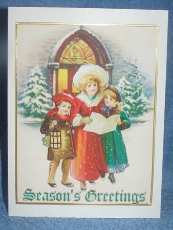 Vintage Christmas Carolers by Susan Smith