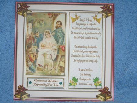 Christmas Away in a Manger Mini Kit by Susan Smith