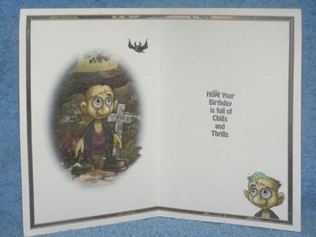Frankly -  I'm Shocked Birthday Insert by Susan Smith