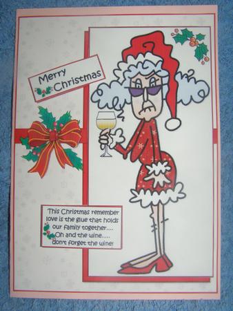 Stella Family Christmas Wishes Quick Card by Susan Smith