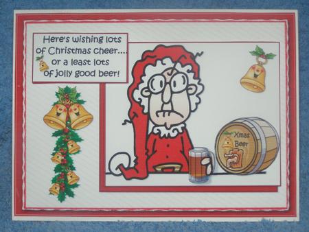 Gus Sending Christmas Cheer Quick Card by Susan Smith