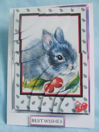 Baby Bunny Duo Corner Stacker by Susan Smith