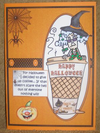 Stella Halloween Coffee by Susan Smith