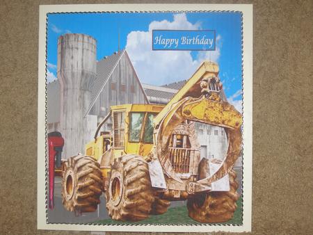 Monster Machine Card Topper & Decoupage by Susan Smith