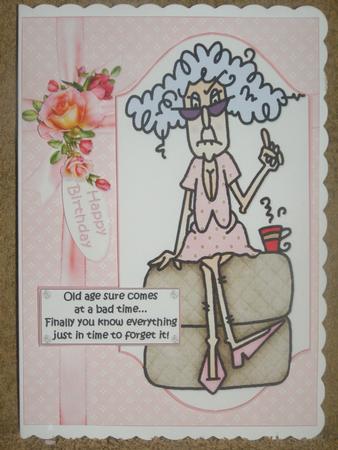 Stella Bad Time for Old Age Quick Card by Susan Smith