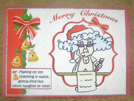 Stella is Making Her List Quick Card by Susan Smith