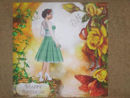 1950's Lady Reflects Mini Kit by Susan Smith