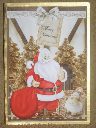 Santa at the Farm 2 by Susan Smith