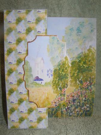 Windmill Fold Back Card by Susan Smith