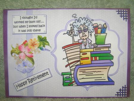 Stella Worked Hard Retirement/birthday Quick Card by Susan Smith