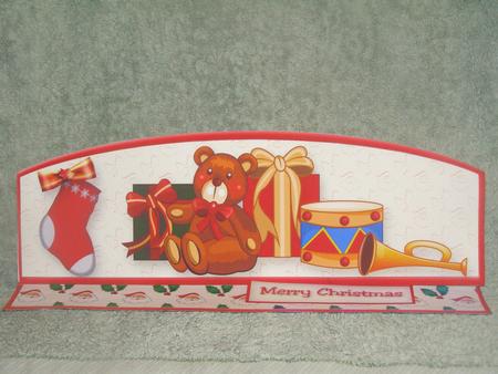 Christmas Toys Arched Large Dl Easel Card Mini Kit by Susan Smith