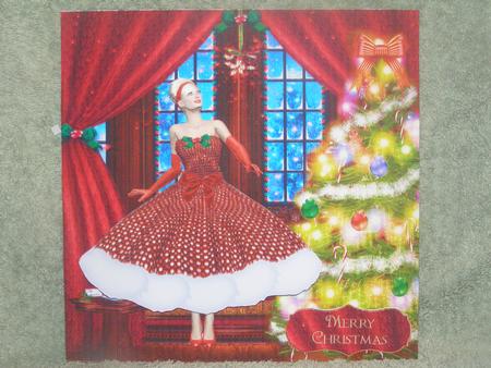 1950's Lady by the Christmas Window Mini Kit by Susan Smith