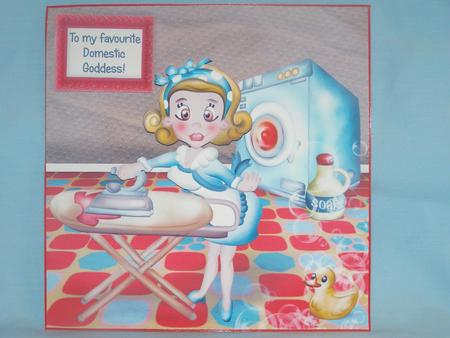Domestic Goddess Mega Decoupage 8x8 Mini Kit 1 by Susan Smith