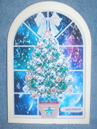 Window Bleu Christmas by Susan Smith