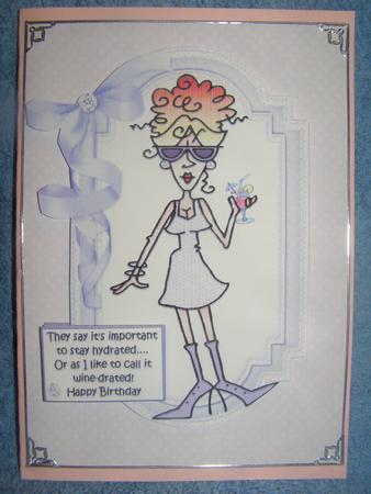 Rita Like to Stay Hydated Quick Card by Susan Smith