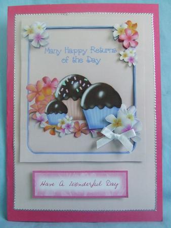 Choc Cupcakes and Flowers by Susan Smith
