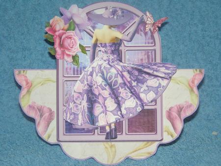 Enchanted Garden Window Rocker Card Kit by Susan Smith