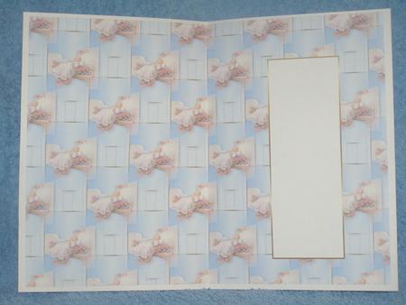 Blue Christening Blessings Insert by Susan Smith