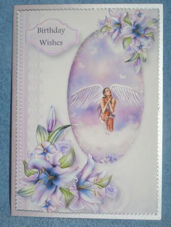 Purple Lily Angel by Susan Smith
