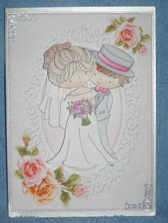 Sweet Wedding Couple by Susan Smith