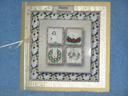 Christmas Surprises Square Layers Card Front by Susan Smith