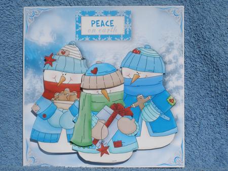 Snowman Trio - Peace on Earth by Susan Smith