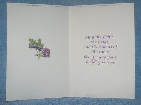 Bauble & Star Xmas Insert & Verse by Susan Smith