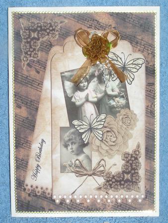 Vintage Tags with Children @ Butterflies by Susan Smith