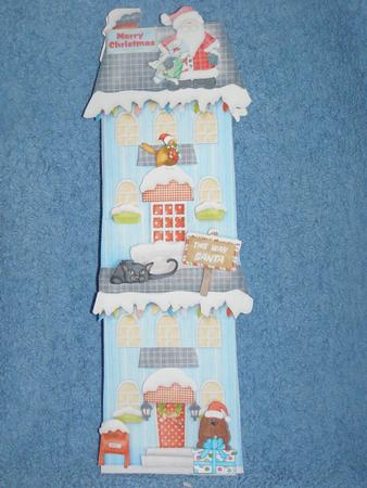 Long Tall Alley Large Dl Mini-kit - Blue House by Susan Smith