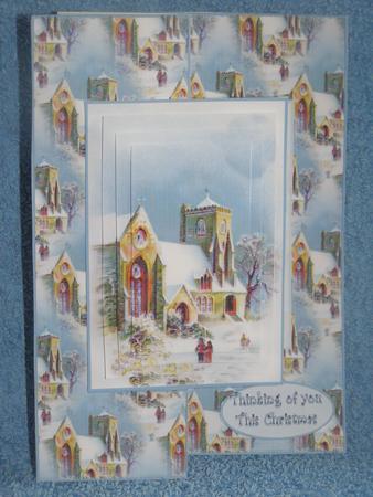Vintage Church No Hole Easy Foldback Kit by Susan Smith