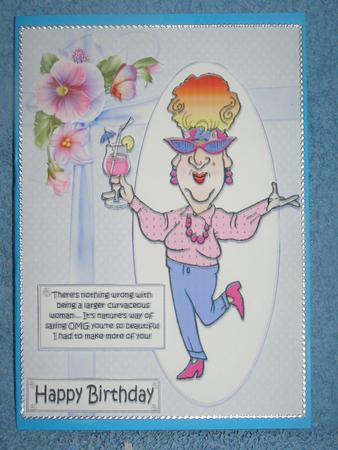 Edna is a Beautiful Woman Quick Card by Susan Smith