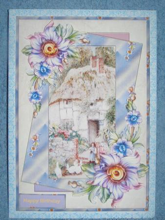 Feeding the Geese in Summer Card Front by Susan Smith