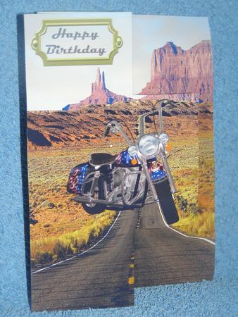The Open Road Cut and Fold Back Card by Susan Smith
