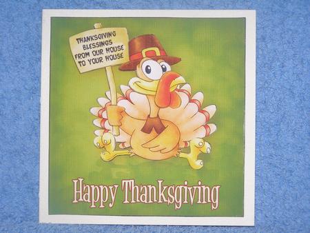 Fun Turkey Thanksgiving Card by Susan Smith