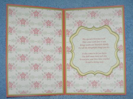 Christmas Poinsettia A5 Insert Portrait by Susan Smith