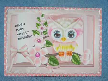 Birthday Girl Book Owl by Susan Smith