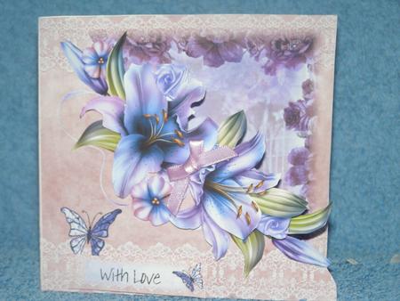 Winter Lilly's Over the Edge Card Kit by Susan Smith
