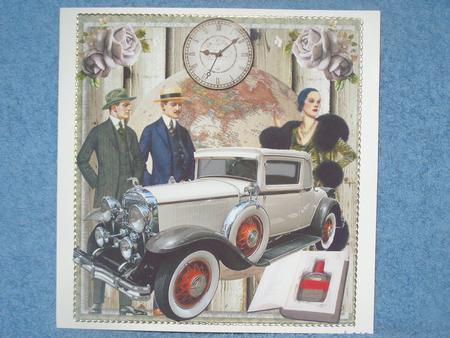 Time Changes the World Topper & Decoupage by Susan Smith