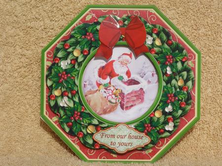 Christmas Wreath Builder Santa Mini Kit by Susan Smith
