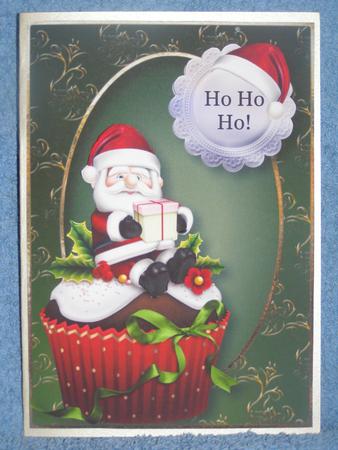 Fabulous Father Christmas Cupcake by Susan Smith