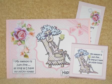 Stella & Her Sticky Notes Mini Kit, Note Cover and Bookmark by Susan Smith
