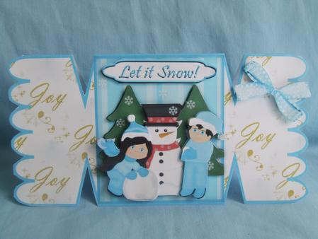 Building a Snowman Cracker Card with Step by Step by Susan Smith