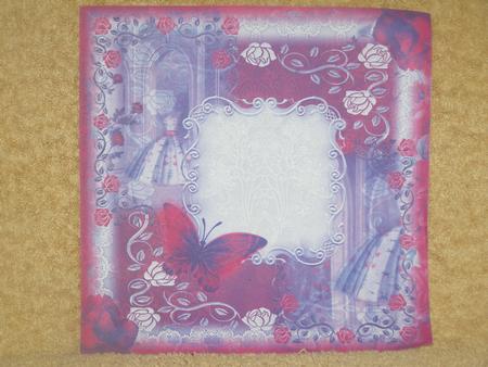 Gorgeous Red Rose 8x8 Insert by Susan Smith