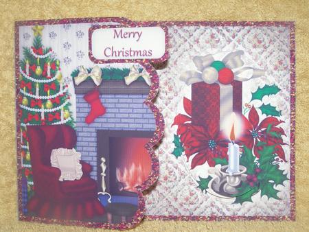 Christmas at Home 5x7 Side Fold Mini Kit by Susan Smith